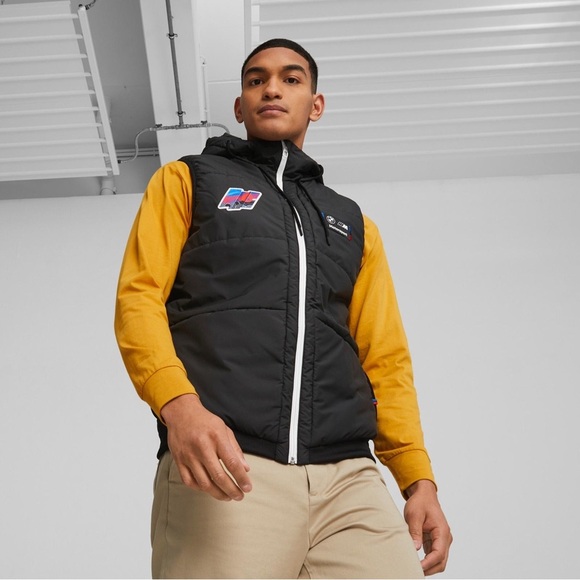 Puma bmw racing F1 nascar Daytona puffer down vest